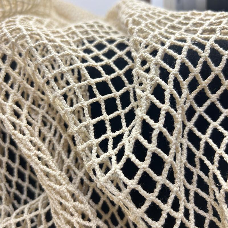 50X150Cm Breathable Lightweight Cotton Linen Rough Large Hole Gauze Easy To Sew for Diy Sewing Creative Clothing Material