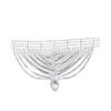 Women's European-American Rhinestone Tassel Necklace: Bold, Multi-layered, Fashion Statement