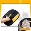 3PCS Double-sided Pet Grooming Gloves Multi-functional Thickened Pet Hair Remover Brush Black Soft Static Dedusting Brush Carpet