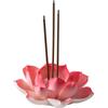 Ceramic White Lotus Incense Burner Home Decor Stick Holder Buddhist Aromatherapy Censer Use In Office Teahouse