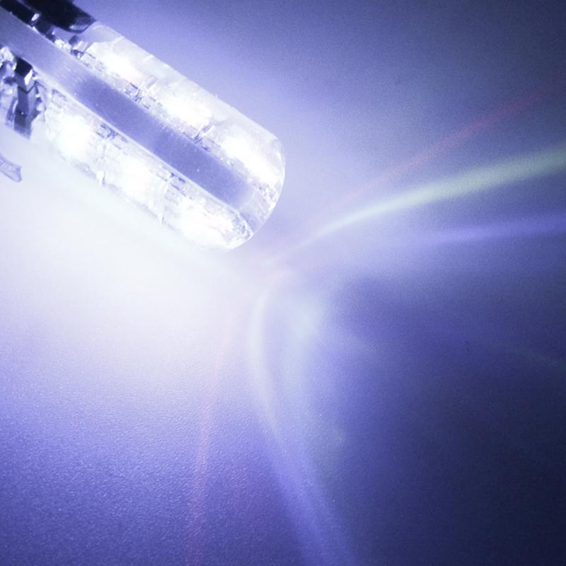 2pcs Car RGB Led T10 RGB 5050 6SMD Remote Controller Reading Universal Wedge Light Signal Lamp Car Accessories SUV Light