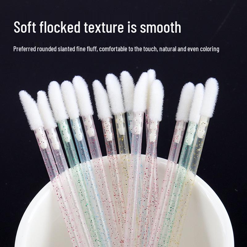 Disposable Multifunctional Crystal Lip Brushes (50 Pack)