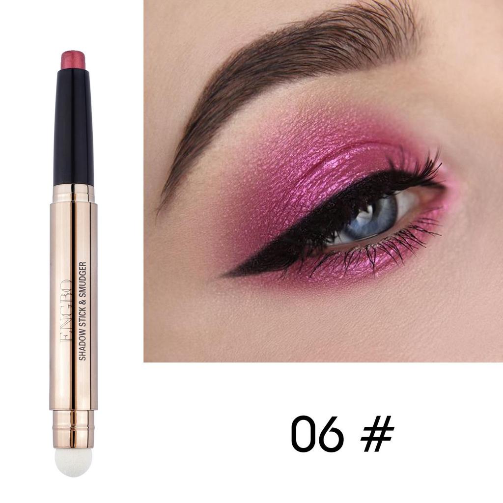 Matita Occhi Elettrizzante Opaca e Brillante con Punta Morbida in Spugna, Lunga Durata, Impermeabile, Facile da Applicare, Stick Illuminante