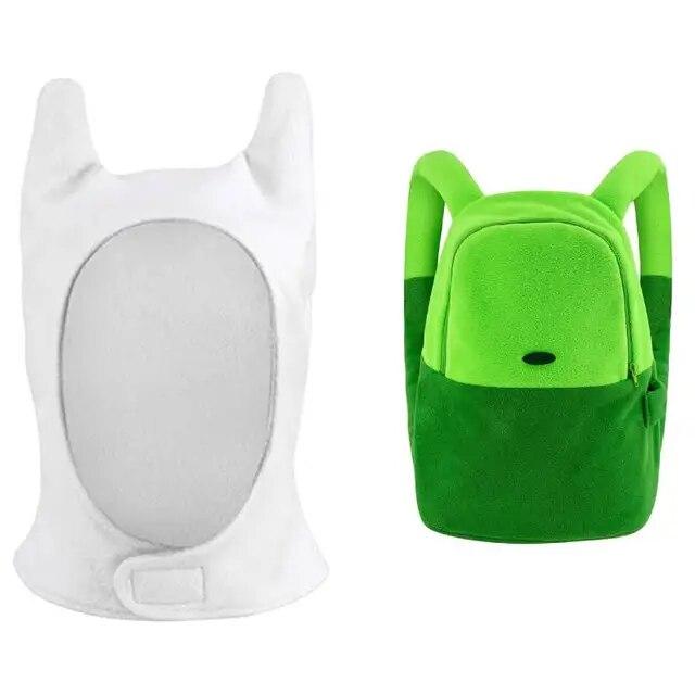 

DAZCOS Kids Cute Game Finn Мужская аниме Косплей Шляпа Рюкзак Белые уши кролика для Пасхального дня Костюм Аксессуар на Хэллоуин