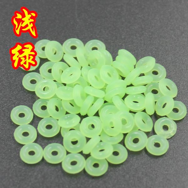

Diy Jewelry Accessories, Leather Rope, Passepartout, Transfer Bead Positioning Color Rubber Red Silicone Ring, Positioning Ring 1 світло-зелений колір