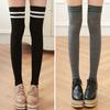 Japanese-Style High-Top Lace Knit Over-the-Knee Thigh High Cotton Socks and Leg Warmers for Women