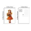 32pcs, Cute Girl Postcards, Cartoon Little Girls, Collection, Wall Stickers, Mailing Cards, Greeting Cards, DIY Postcards, D
