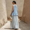 Women's Summer Sleeveless Top and Wide Leg Pants Set Cotton Linen Casual Two Piece Outfit Comfortable Loose Fit Lightweight