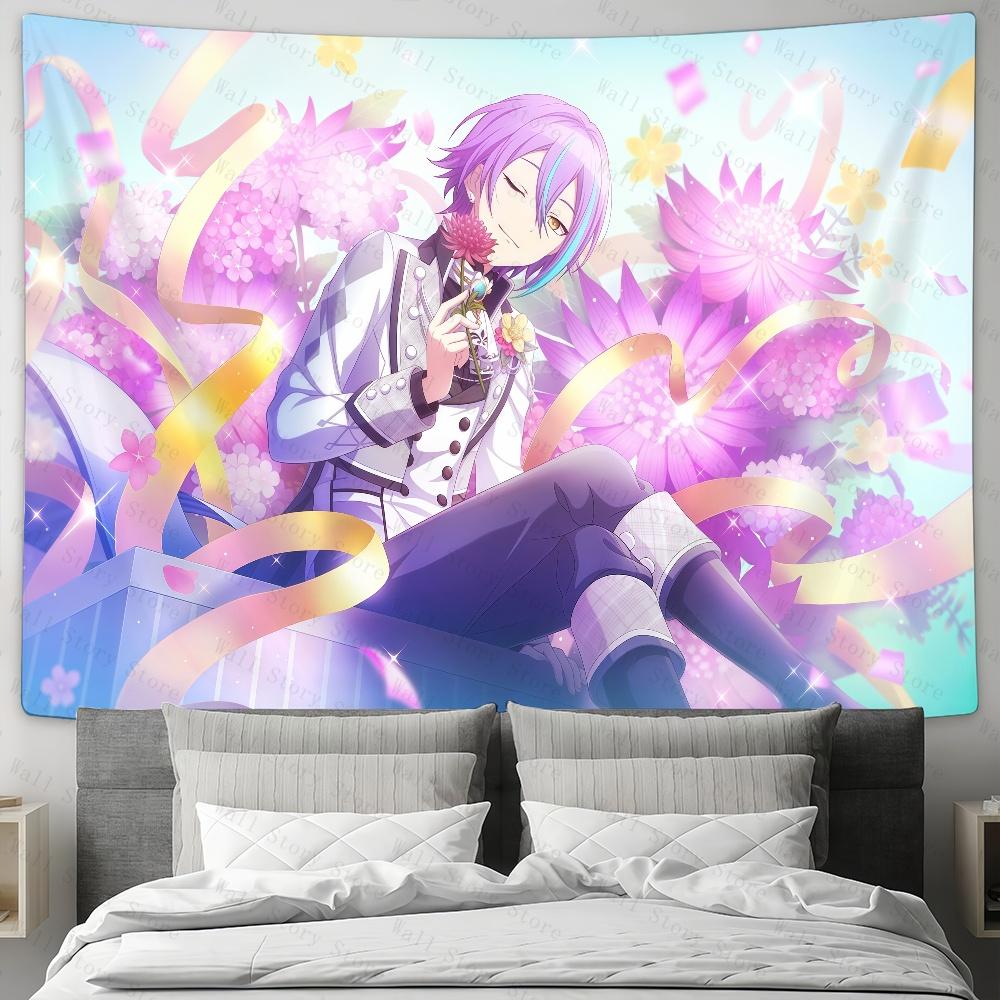 

Singer KKamishiro RRui WWonderlands SShowtime flag Custom Camping Garden Decor Party Backdrops Wall Art Family Tapestry 74x94cm(29x37in)