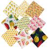 5/10pcs Spring Summer Flowers Fruits Dog Puppy Pet Cat Bandana Scarf Handkercheifs Pet Grooming Supplies Accessories