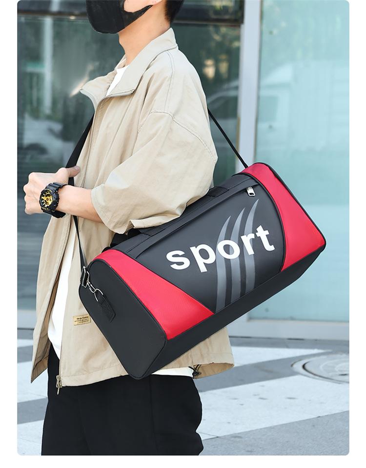 Men's Large Capacity Casual Crossbody Fitness Bag - Single Shoulder Handheld