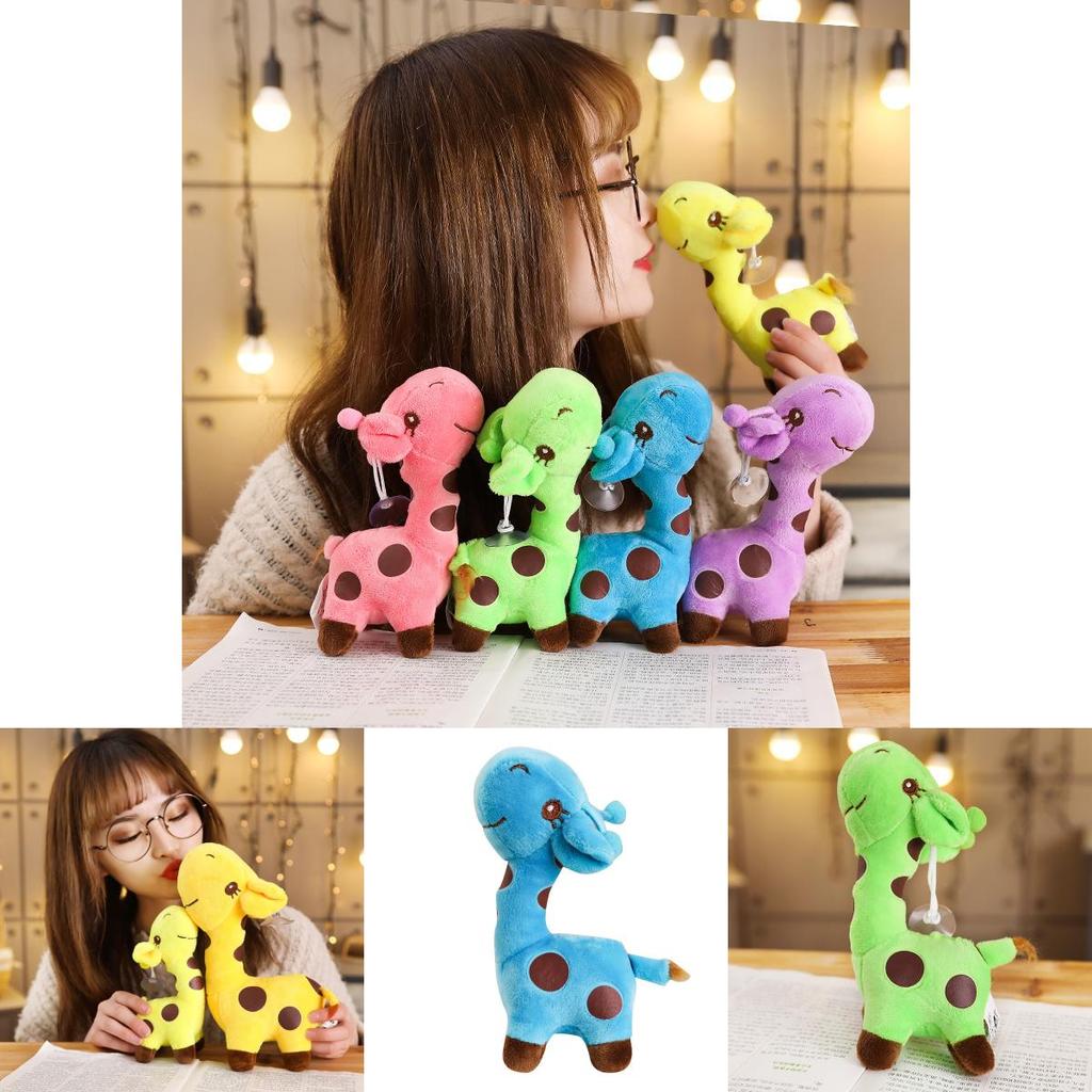 Adorable Colorful Giraffe Plush Toy Large Stuffed Animal Doll Wedding Throw Machine Grab Doll
