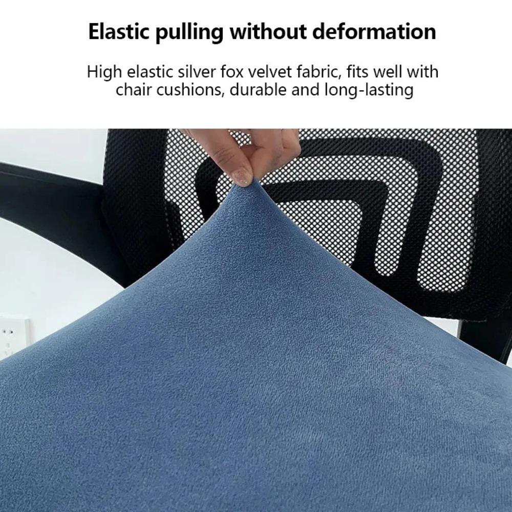 Washable Office Chair Cover Elastic Dust Cover Universal Rotating Chair Seat Cover Home Office