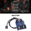 Motherboard 9Pin USB Header 9 Pin Connector Port Splitter 1 to 2/4 Female Port Connector USB HUB Extension Adapter