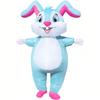 Easter Bunny Inflatable Costumes Anime Mascot Rabbit Fancy Halloween Christmas Cosplay Party Dress Suits for Adult