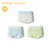 Balabala Baby Underwear Flat Horn Mulberry Silk Boys' Four Corners Shorts Children's Shorts Breathable Lightweight Triple Pack