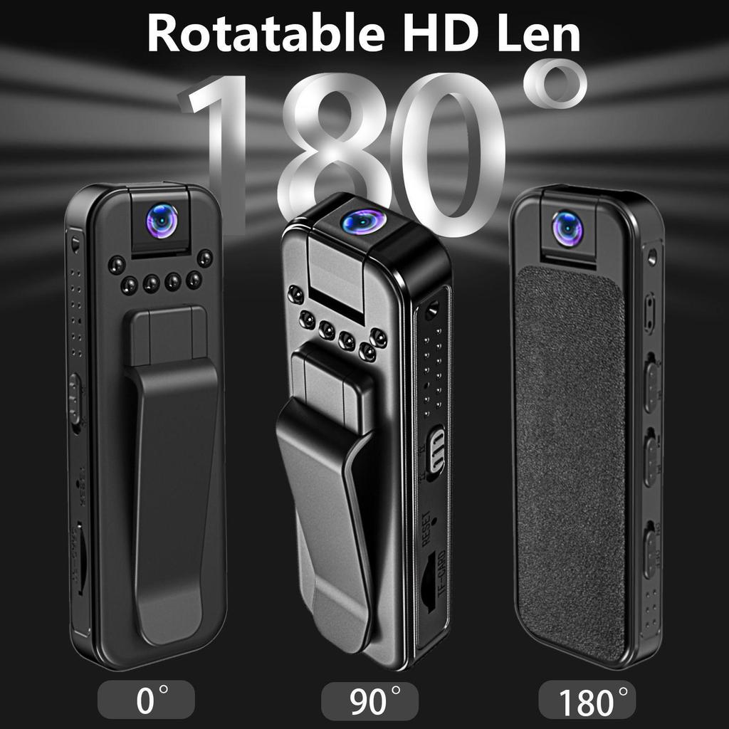 1080P HD Wearable Voice Recorder & Camera for Cycling and Law Enforcement