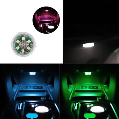 Car Interior Touch Light LED Mini Roof Reading Bulb Ceiling Dome Trunk Armrest Box LED Home Kitchen Closet Cabinet Blinker