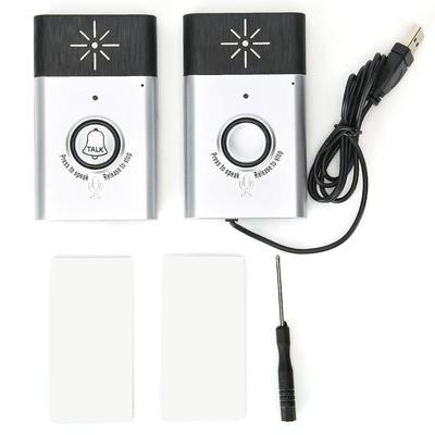 2.4GHz Mini Portable Dual Way Voice Intercom Wireless Doorbell Interphone System