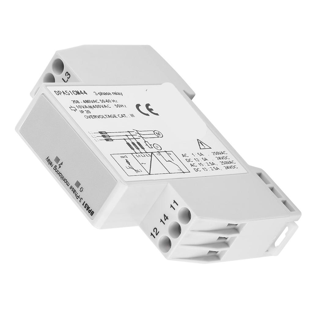 DPA51CM44 3-Phasen-Überwachungsrelais Phasenfolgeschutz 208-480VAC
