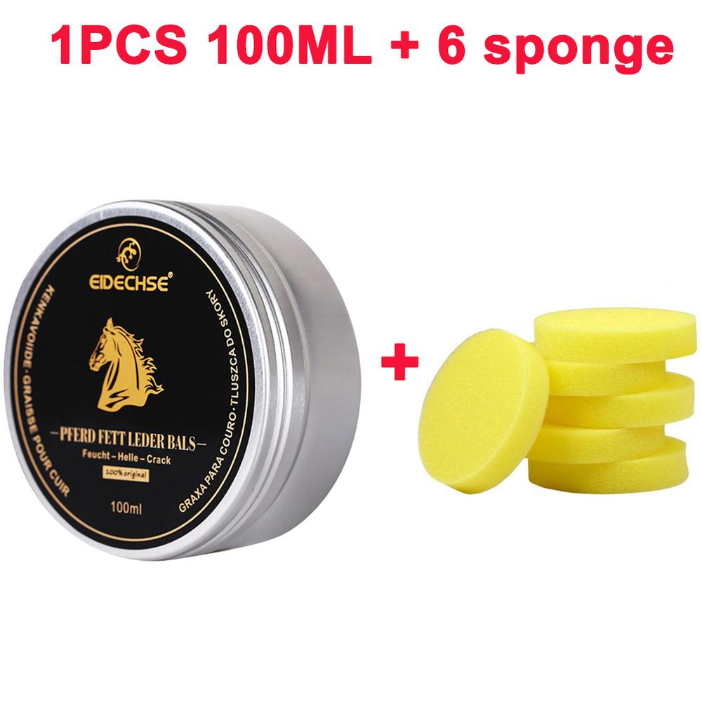 100ML Car Seat Leather Refurbished Wax Leather Shoes Polish Glazing Wax for Leather Renovation, Sofa, Car Seat 1/2PCS