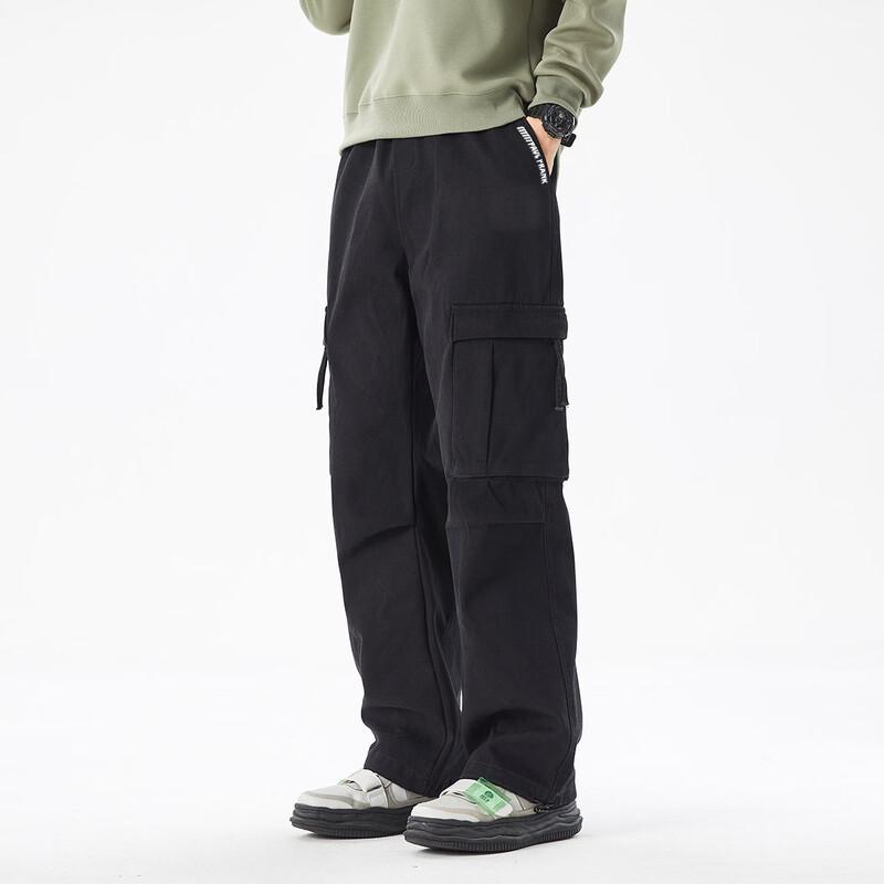 Paul Frank Men's Fleece-Lined Straight-Leg Cargo Pants