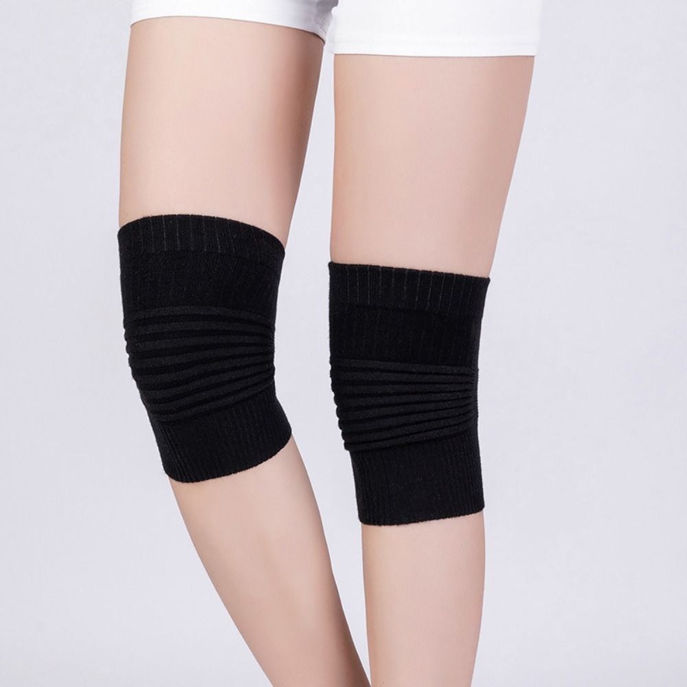 1 Pair Cotton Knee Pads Men Women Air Conditioning Room Sports Knee Pads Compression Knee Brace Elastic Support Pads New
