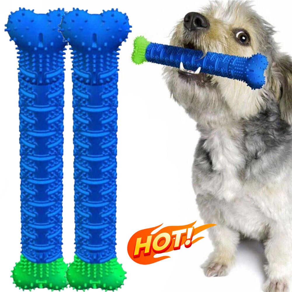 1/2pcs Dog Molar Stick Food Grade Bone Shape Dog Tooth Cleaning Interactive Bite Resistant for Small Pet with Slight Bite Force