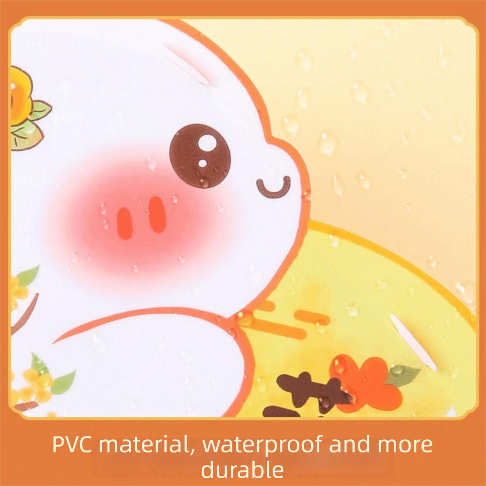 PVC Mid-Autumn Festival Lantern Cartoon Moon Rabbit Lanterns Glowing Luminous Lantern DIY Material Package Mid-Autumn Festival