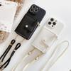 Geldbörsen-Armband-Hülle für iPhone 16 15 16 Pro Max 11 12 13 14 Plus X XR XS Max Kartenfächer Crossbody-Lanyard PU-Leder Silikonhülle