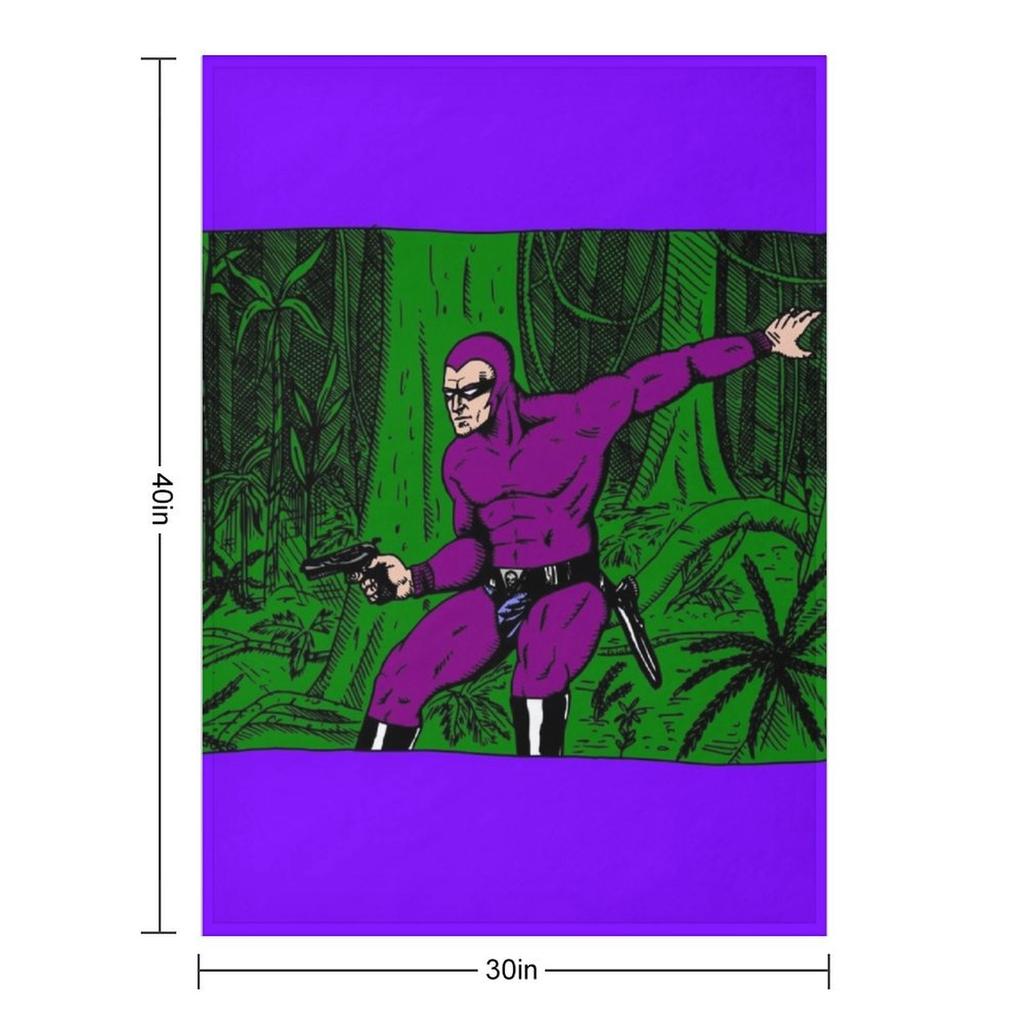 The Phantom (jungle) Throw Blanket Camping Baby Soft Big Bed linens Blankets