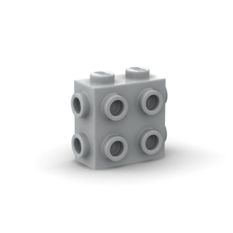

Non-Toxic 10Pcs 67329 Modified 1X2X1 Building Blocks Kit 2/3 With Studs On Sides Particle Idea Educational Toy Children Birthday Gifts 10pcs