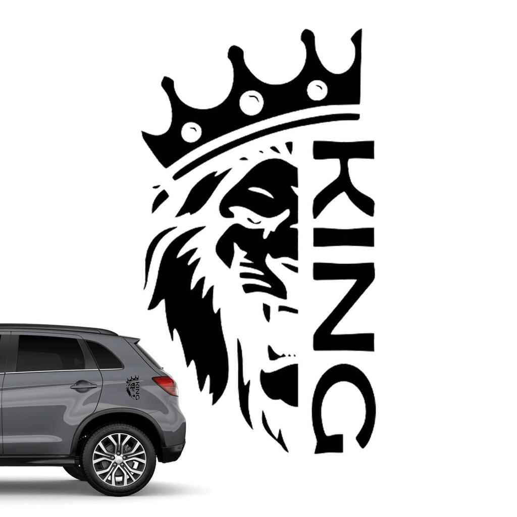 Lion Car Decal Sticker, Car Lion Decal | Car Decoration Stickers, Lion King Animals,