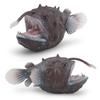 Realistic Plastic Anglerfish Model Toy Vibrant Colorful Deep Sea Animal Dcor