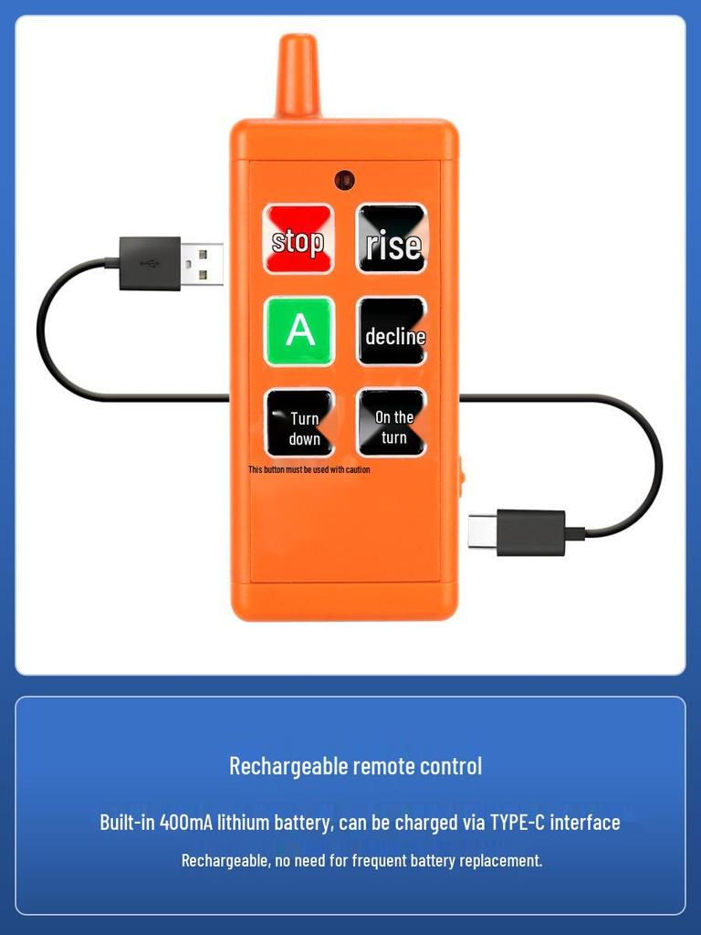 Universal Wireless Remote Control Kit for 12V/24V Hydraulic Truck Tail Lifts
