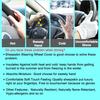 Fluffy Wool Sheepskin Fuzzy Black Car Steering Wheel Cover For Universal Auto Steering Wheel 14 1/2-15 1/2Inch, Anti-Slip, Soft Plush, Comforting And