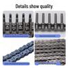 Precision Anti-Corrosion 40 Mn Steel Roller Chain for Industrial Transmission