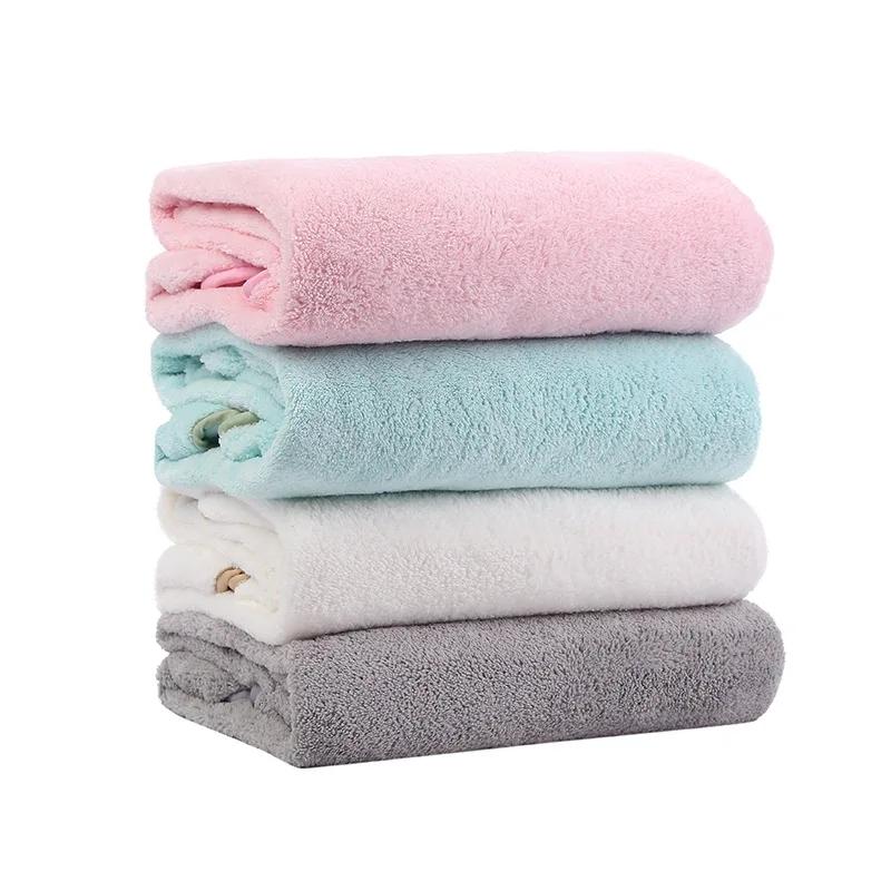 Newborn Baby Bath Towel with Hood Cartoon Coral Fleece Infant Towels Blanket Newborn Baby Bathrobe