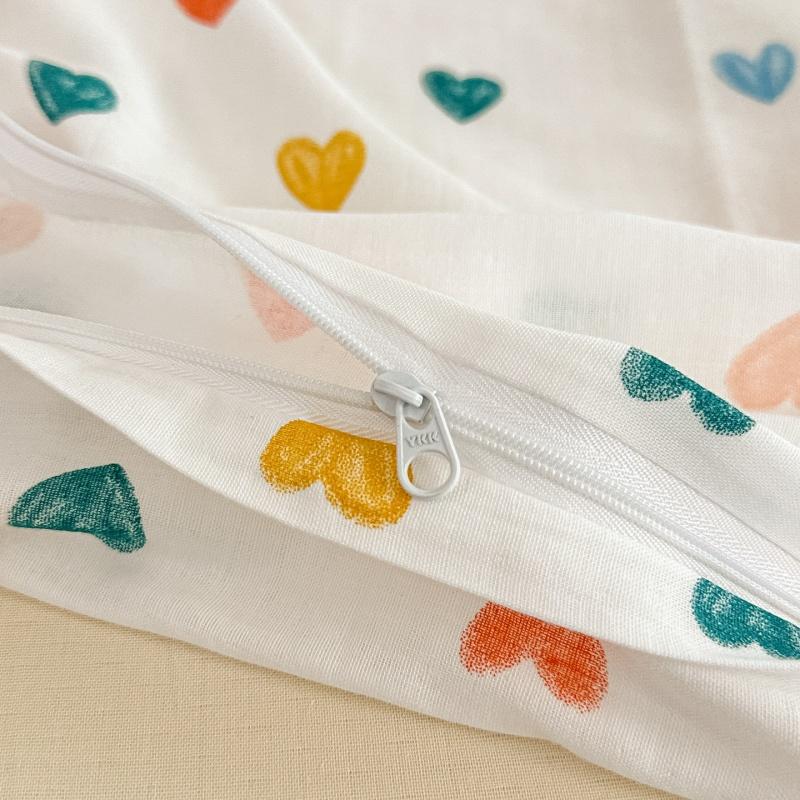2025 Class A All-cotton Double-layer Yarn Quilt Cover A Fresh and Light Printed Single Duvet Cover for Students 160x210 Bedding