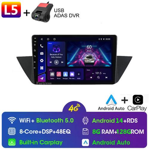 For BMW X1 E84 2009-2012 Multimedia Car Radio Video Players Android Auto CarPlay 2 din no dvd 4G WIFI Gps Navigation Android 14
