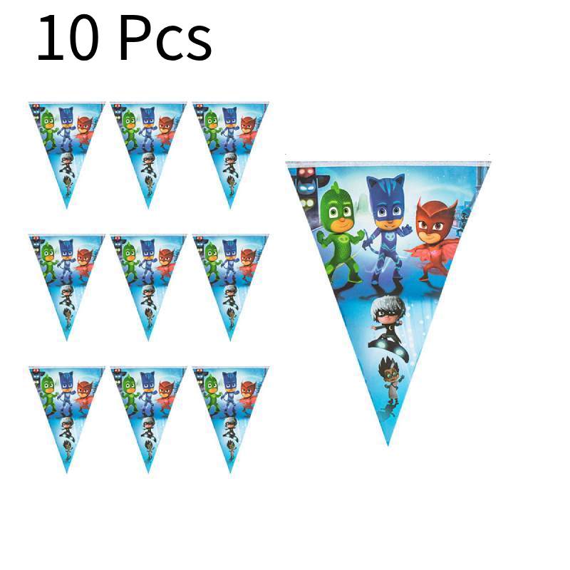 Kids Pjmask Birthday Party Supplies Tableware Decoration Plates Cartoon Cups