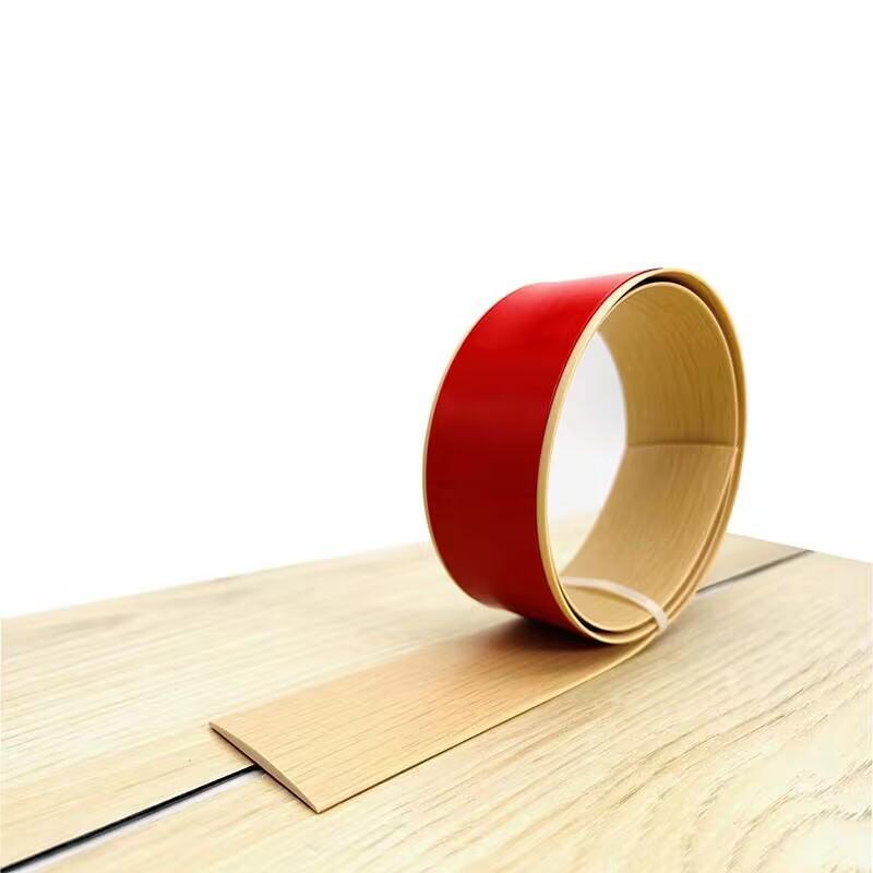 Threshold Strip, Flat Buckle: Wood Floor Finishing & Seam Edge Decorative, Glue-Free, Self-Adhesive Separator for Doorways.