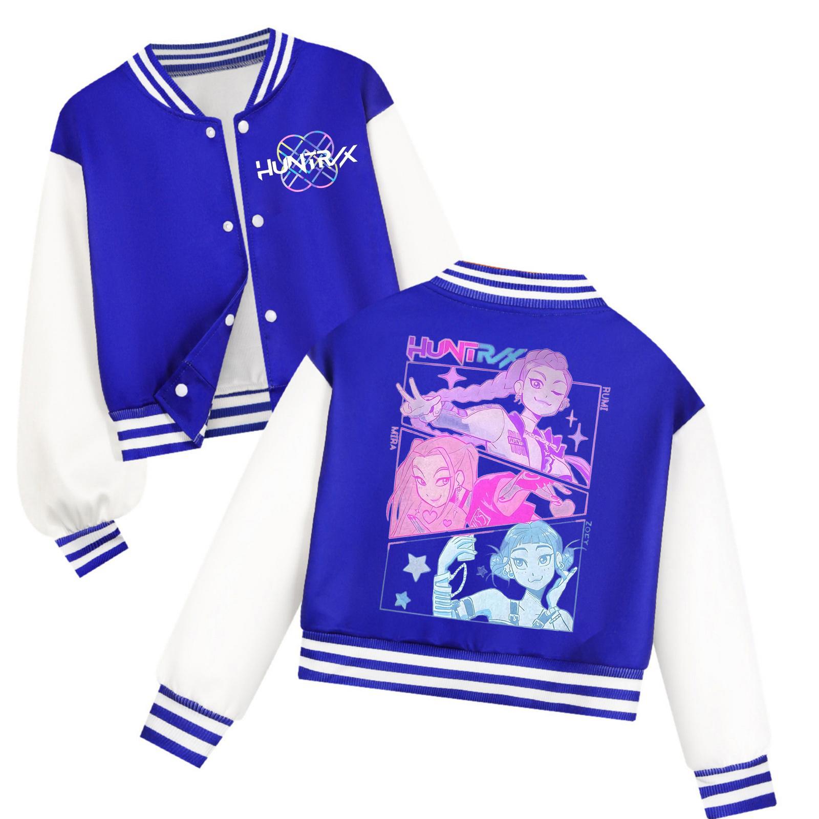 

Детская модная повседневная куртка с длинным рукавом, капюшоном и групповым принтом ведьмы 120