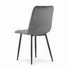 LAVA chair - dark gray velvet x 1