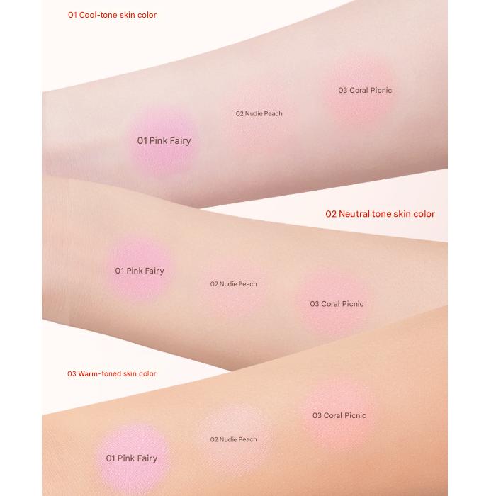 Lizda Zero Fit Color Capsule Blusher 10 mL (3 Options)