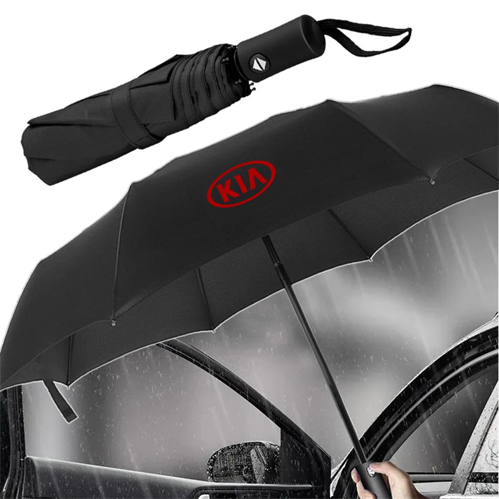 AABIU1 High-end Car Folding Sunshade Windproof Umbrella For KIA Stinger Sonet Rio Forte 5 3 4 K7 K5 K8 K3 Ray X Ceed EV6 Borrego Cerato
