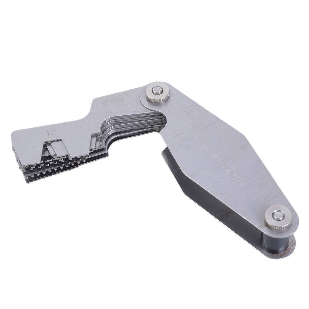 Wide Application Thread Gauge 29 Degree Screw Gauge Screw Measuring Tool Stainless Steel T Thread Gauge