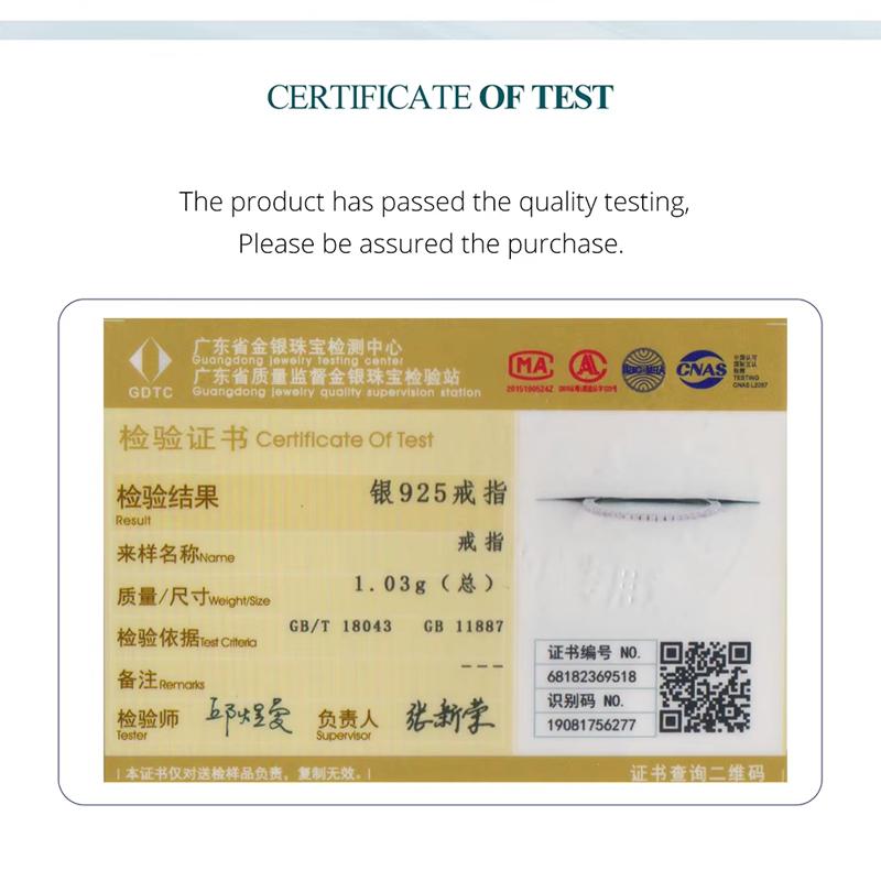 BAMOER Pierścionek Stackable z Białe Złoto Platerowane Litym Srebrem 925 z Symulowanym Diamentem CZ Pierścionki Eternity dla Kobiet