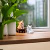 Voyyphixa Miniature Dog Set of Cute Small Dog DIY Tabletop Landscape Bonsai Fun Gifts for New and More Figurines, 10, Figurines, Decor, Gifts,