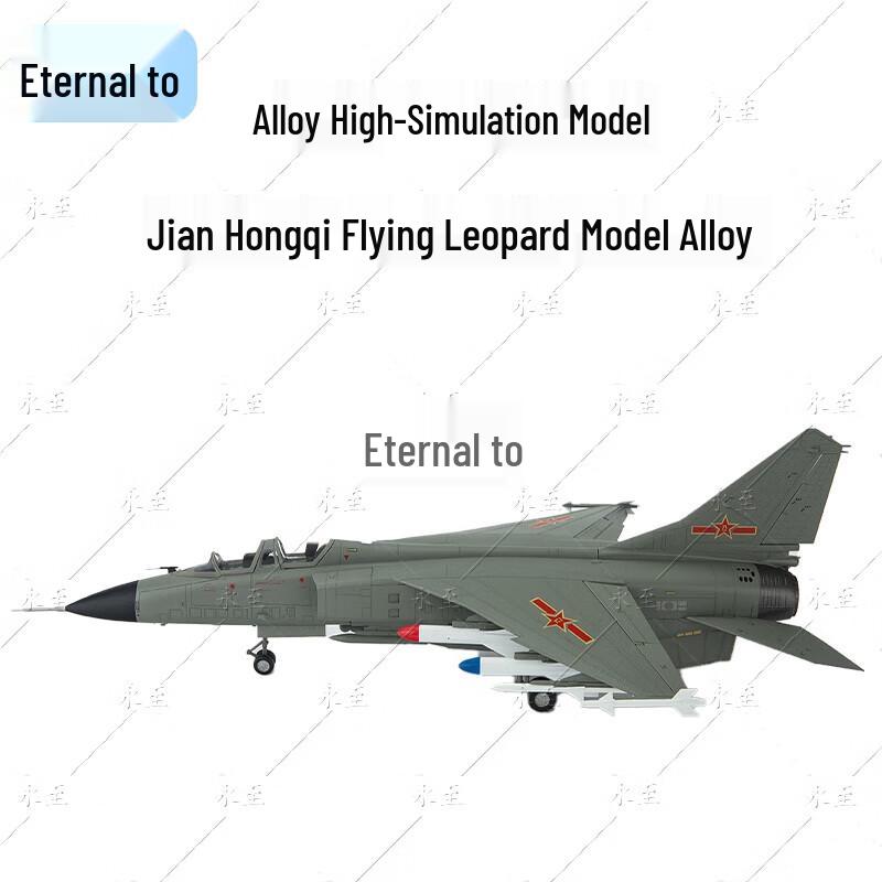 Yongzhi Alloy J-7 Flying Leopard Fighter-Bomber Model, 1:72 Scale